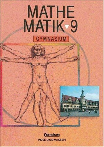 Mathematik Sekundarstufe I - Ausgabe Volk und Wissen - Gymnasium Östliche Bundesländer: Mathematik, Klasse 9, EURO, Lehrbuch, Ausgabe Gymnasium