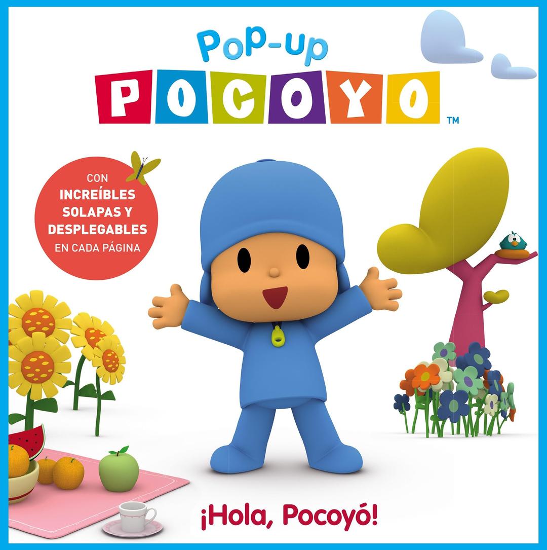 Pocoyó. Libro Pop-Up - ¡Hola, Pocoyó! (Pequeñas manitas)