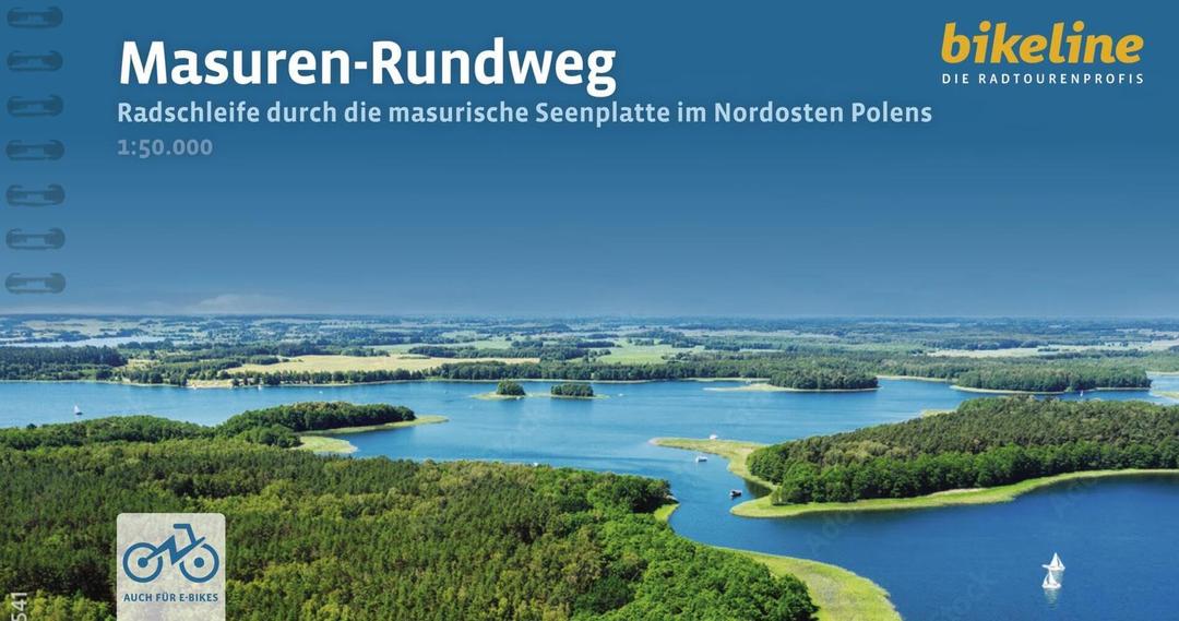 Masuren-Rundweg: Radschleife durch die masurische Seenplatte im Nordosten Polens, 300 km, 50.000, GPS-Tracks, LiveUpdate (Bikeline Radtourenbücher)