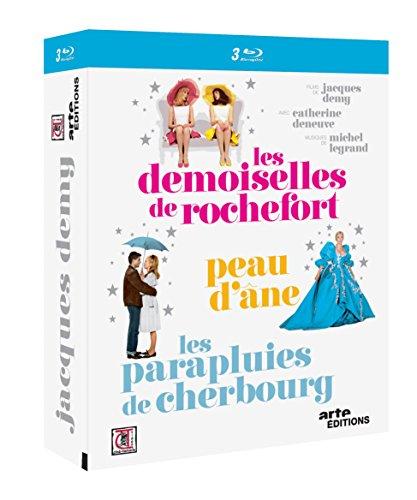 Coffret demy : les demoiselles de rochefort ; peau d'âne ; les parapluies de cherbourg [Blu-ray] [FR Import]