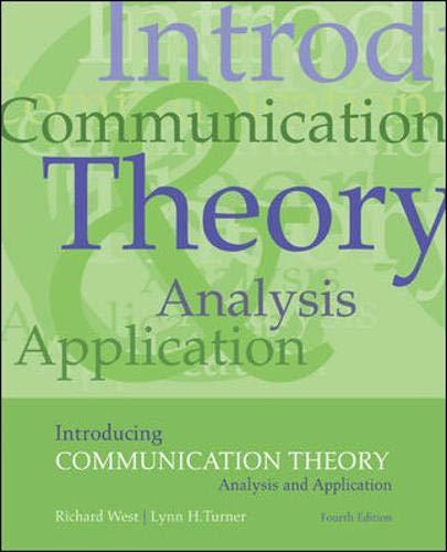 Introducing Communication Theory: Analysis and Application