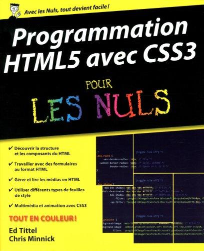 Programmation HTML5 avec CSS3 pour les nuls