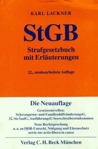 Strafgesetzbuch (StGB) mit Erläuterungen