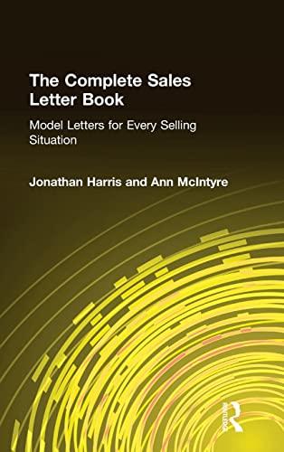 The Complete Sales Letter Book: Model Letters for Every Selling Situation