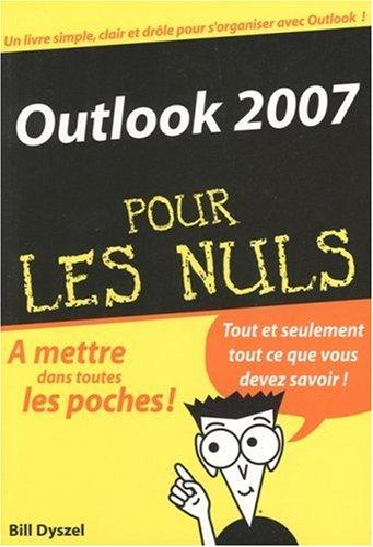 Outlook 2007 pour les nuls