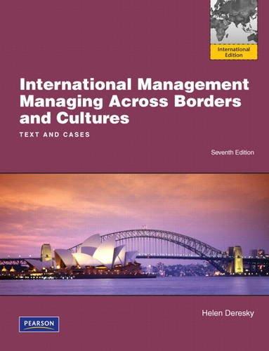 International Management: International Version: Managing Across Borders and Cultures, Text and Cases