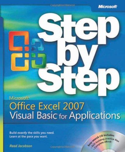 Microsoft® Office Excel® 2007 Visual Basic® for Applications Step by Step (BPG-step by Step)