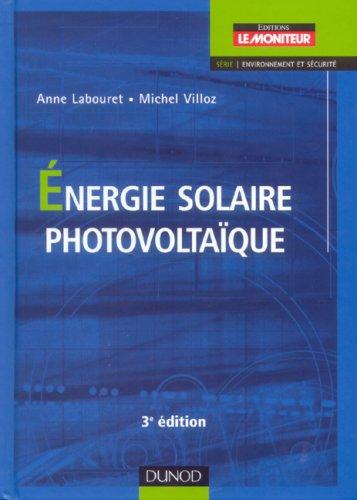 Energie solaire photovoltaïque