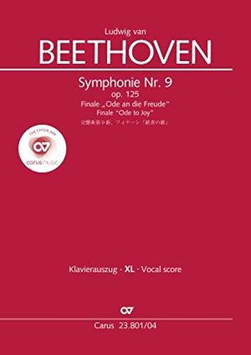 Symphonie Nr. 9. Finale (Klavierauszug XL zu allen gängigen Ausgaben): Ode an die Freude.op. 125,4, 1815-1824