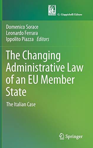 The Changing Administrative Law of an EU Member State: The Italian Case