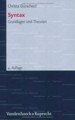 Syntax. Grundlagen und Theorien