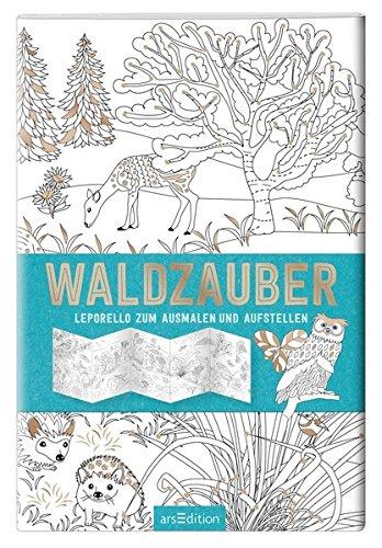 Malprodukte für Erwachsene: Waldzauber: Leporello zum Ausmalen und Aufstellen