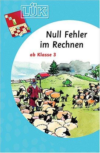 LÜK, Übungsheft, Null Fehler im Rechnen 3