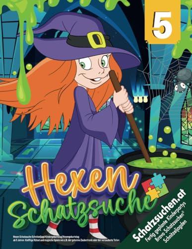 Hexen Schatzsuche Schnitzeljagd Kindergeburtstag/Hexengeburtstag ab 5 Jahren: Knifflige Rätsel und magische Spiele wie z.B. der geheime Zaubertrank oder der verzauberte Teller. (Bravo Schatzsuche)