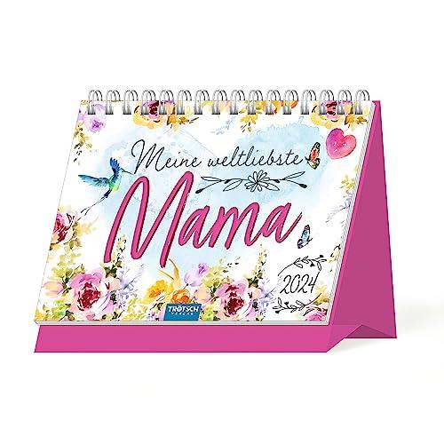 Trötsch Aufstellkalender Meine weltbeste Mama 2024: Aufstellkalender Tischkalender