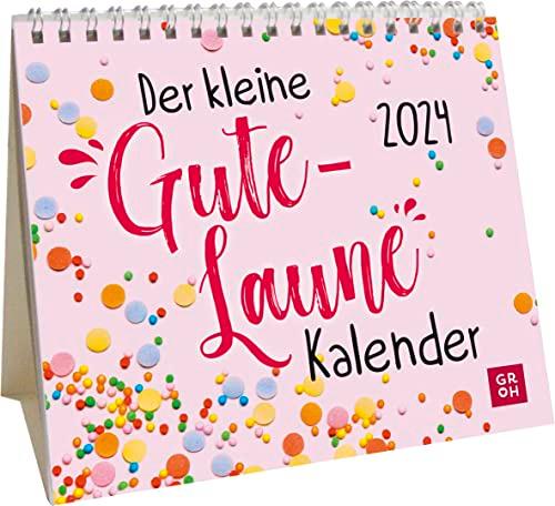 Der kleine Gute-Laune-Kalender 2024: Mini-Monatskalender. Kleiner Aufstellkalender mit Monatskalendarium