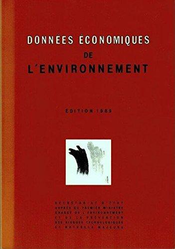 Données économiques de l'environnement : édition 1989