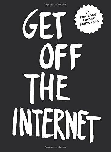 Get Off the Internet Postcard Block