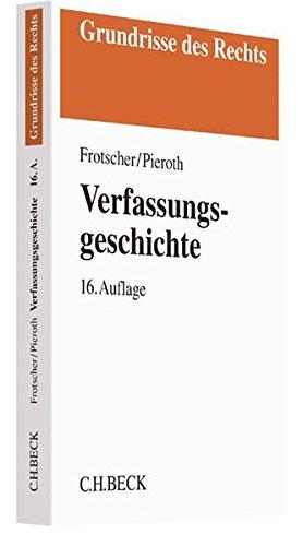 Verfassungsgeschichte (Grundrisse des Rechts)