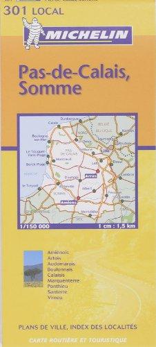 Michelin Karten, Bl.301 : Pas de Calais, Somme (Michelin Local France)