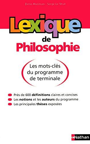 Lexique de philosophie