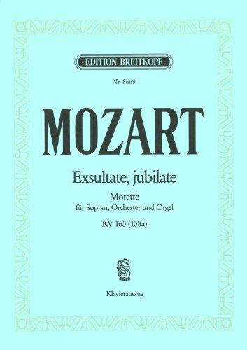 Exsultate, jubilate KV 165 (158a) - Motette - Breitkopf Urtext - Klavierauszug (EB 8669)