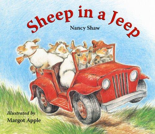 Sheep in a Jeep Lap-Sized Board Book