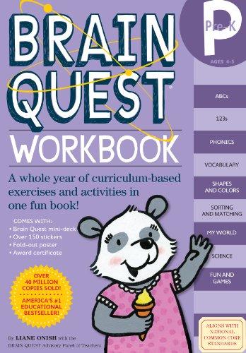 Brain Quest Pre-K Workbook [With Stickers]