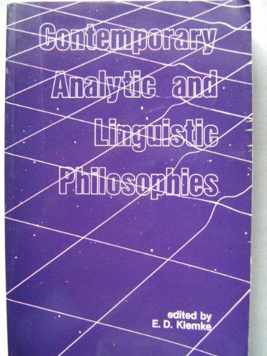 Contemporary Analytic and Linguistic Philosophies