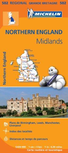 ENGLAND NORTHERN / MIDLANDS 11502 CARTE ' REGIONAL ' MICHELIN KAART