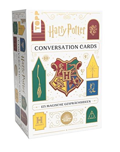 Harry Potter: Conversation Cards. Offizielle deutschsprachige Ausgabe: 125 magische Gesprächsideen zu den Filmen der Harry Potter Welt. Stabile Karton-Box mit 125 Karten, ausführliches Begleitbuch