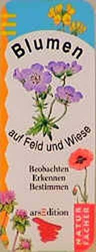 Naturfächer, Kartenfächer, Blumen auf Feld und Wiese, Kartenfächer