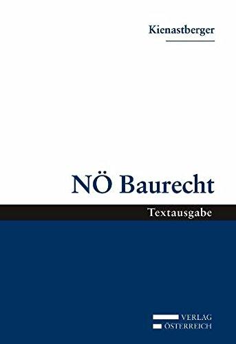 NÖ Baurecht: Textausgabe