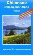 Topographische Sonderkarten Bayern. Sonderblattschnitte auf der Grundlage der amtlichen topographischen Karten, meist grössere Kartenformate mit ... Bl.7, Chiemsee, Chiemgauer Alpen: UK L 7