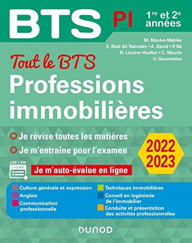 Professions immobilières BTS PI, 1re et 2e années : tout le BTS, 2022-2023