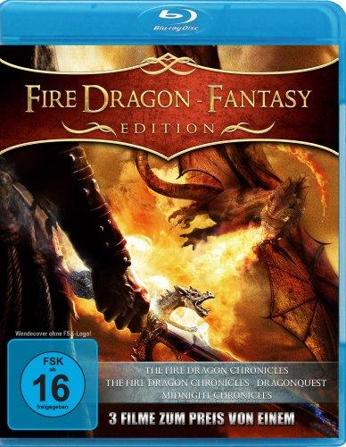 Fire Dragon - Fantasy Edition (The Fire Dragon Chronicles / The Fire Dragon Chronicles - Dragon Quest / Midnight Chronicles) [Blu-ray] [Collector's Edition]