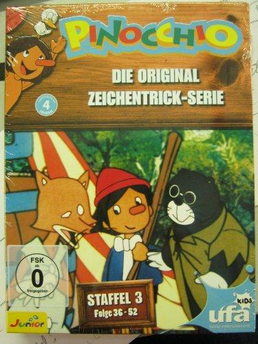 Pinocchio - Die Original Zeichentrick-Serie, Staffel 3, Folge 36-52 [3 DVDs]