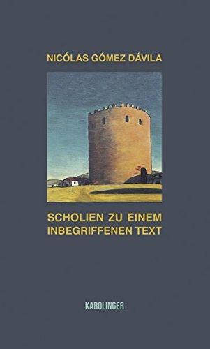 Scholien zu einem inbegriffenen Text