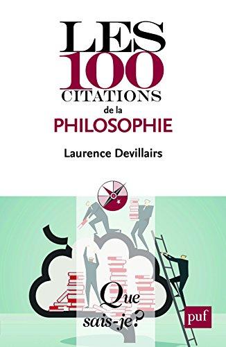 Les 100 citations de la philosophie