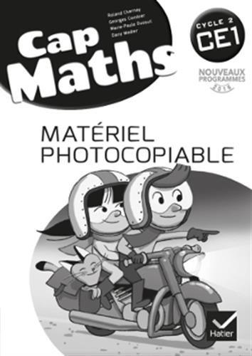 Cap maths CE1 : matériel photocopiable : nouveaux programmes 2016