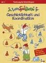 LernSpielZwerge Übungsheft: Geschicklichkeit und Koordination - Rätsel und Übungen für die Vorschule