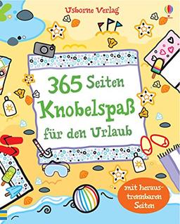 365 Seiten Knobelspaß für den Urlaub: mit heraustrennbaren Seiten