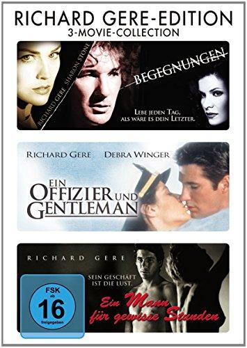 Richard Gere Edition : Ein Mann für gewisse Stunden - Ein Offizier und Gentleman - Begegnungen - 3DVD