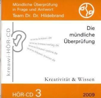 Die mündliche Überprüfung, Audio-CD