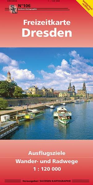 Freizeitkarte Dresden: 1:120 000, wetterfest reißfest