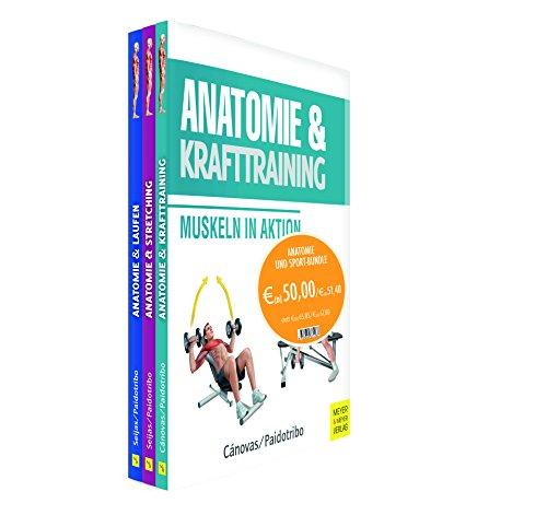 Anatomie und Sport-Bundle exklusiv mit Anatomie-Poster als Preisangebot. Was bewirken Sport und Fitnessübungen? Ein Gesamtüberblick mit mehr als 500 Darstellungen zum Muskel- und Ausdauertraining.