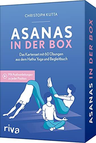 Asanas in der Box: Das Kartenset mit 60 Übungen aus dem Hatha Yoga und Begleitbuch. Mit Audioanleitungen zu jeder Position