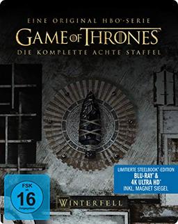 Game of Thrones - Staffel 8 (Limitiertes 4K Ultra HD Steelbook) [Blu-ray] [Limited Edition]