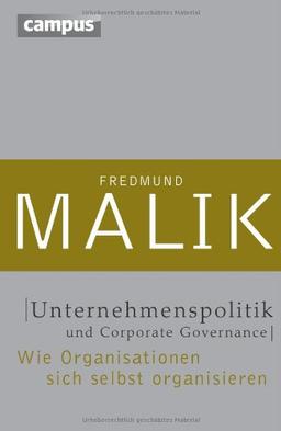 Unternehmenspolitik und Corporate Governance: Wie Organisationen sich selbst organisieren (Management: Komplexität meistern (Malik))