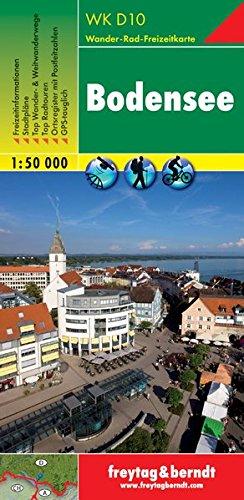 Freytag Berndt Wanderkarten, WK D10, Bodensee - Maßstab 1:50.000 (freytag & berndt Wander-Rad-Freizeitkarten)